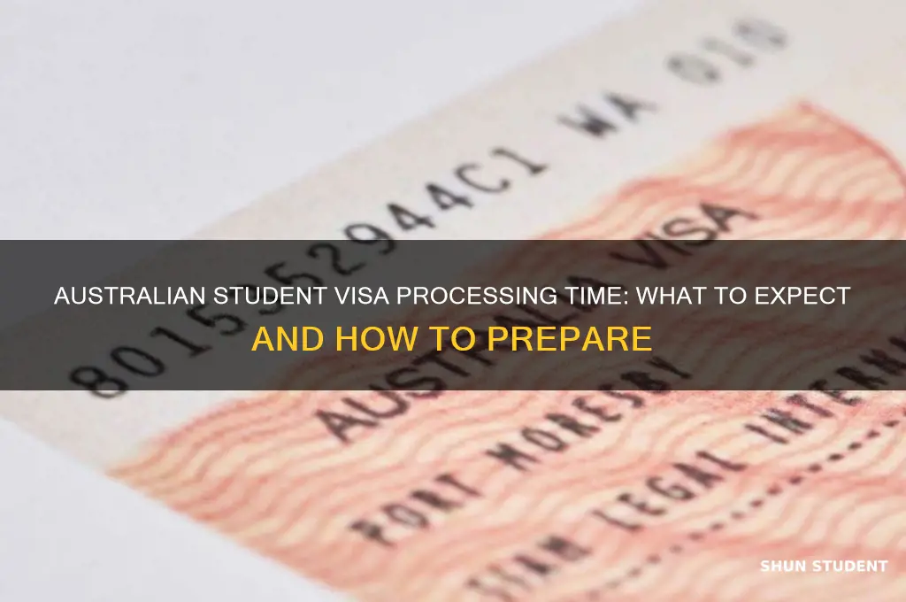 how long will it take to get australian student visa