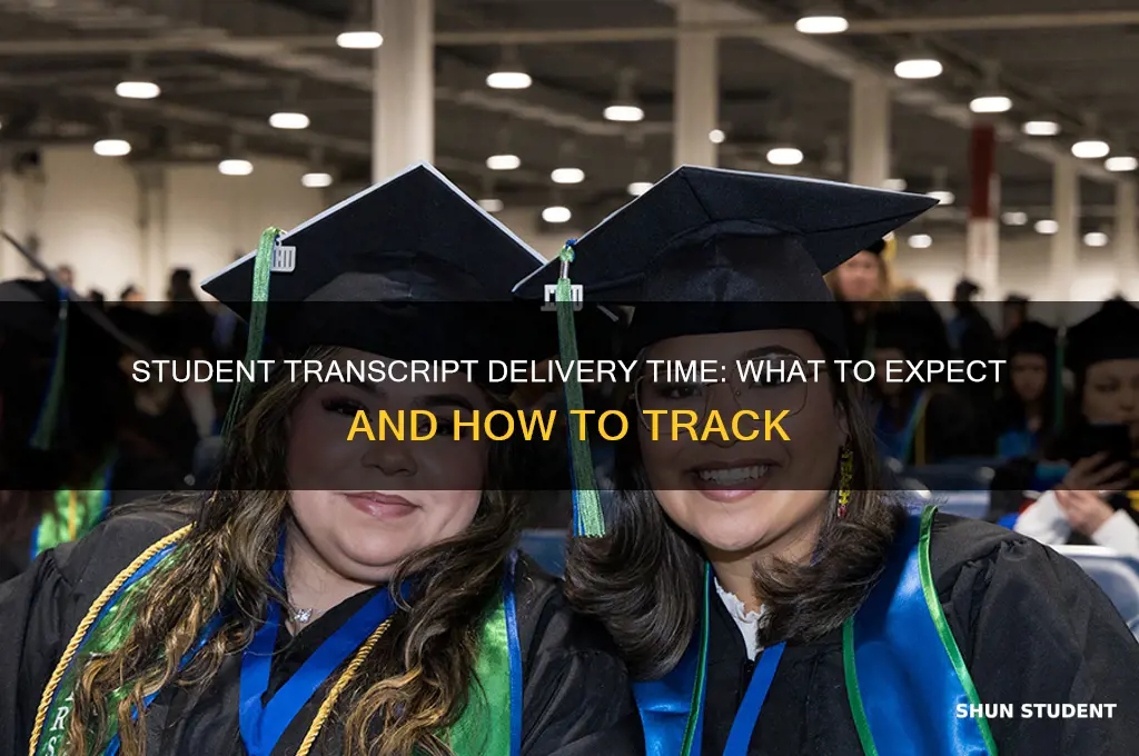 how long will it take to receive my student transcript