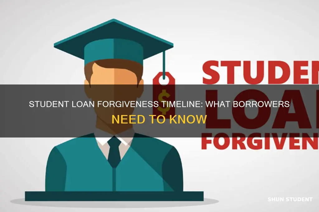 how long will student loan forgivness take