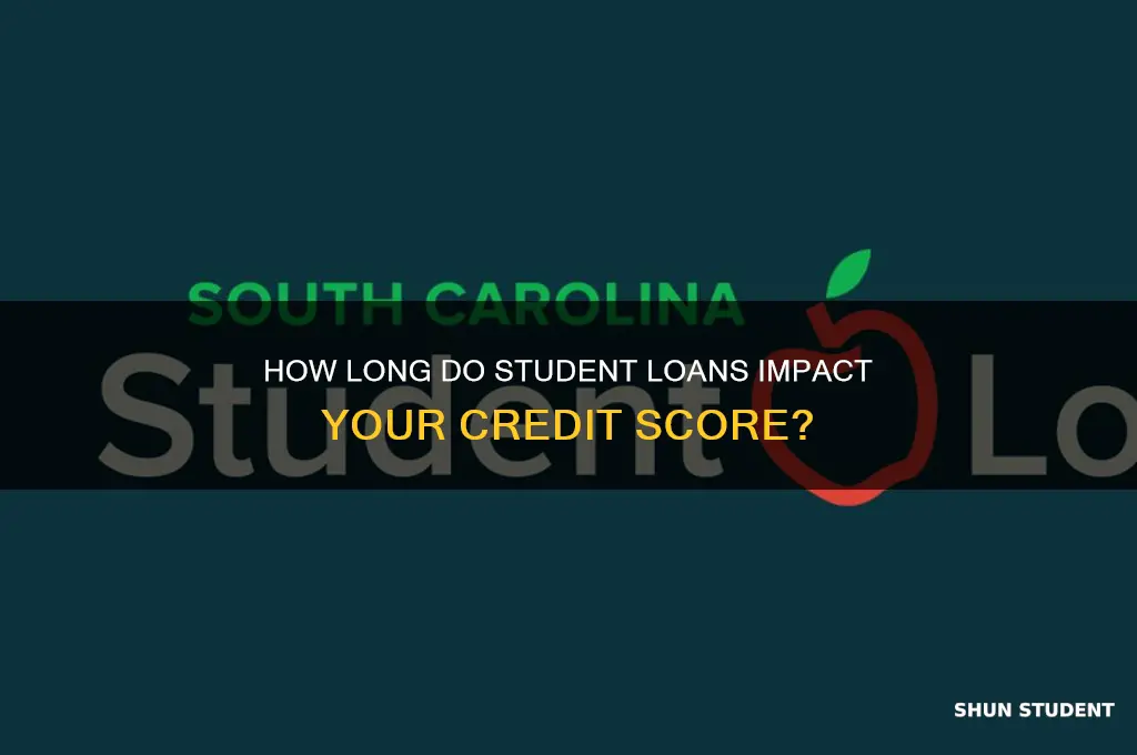 how long will student loans hurt credit score