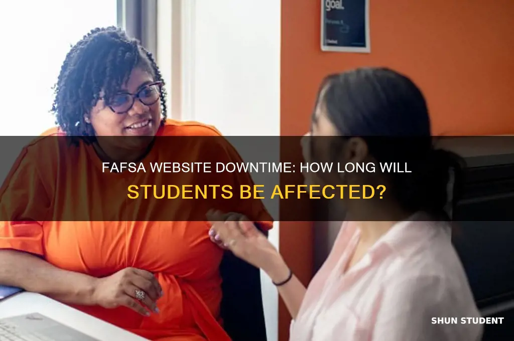 how long will the fafsa website be down