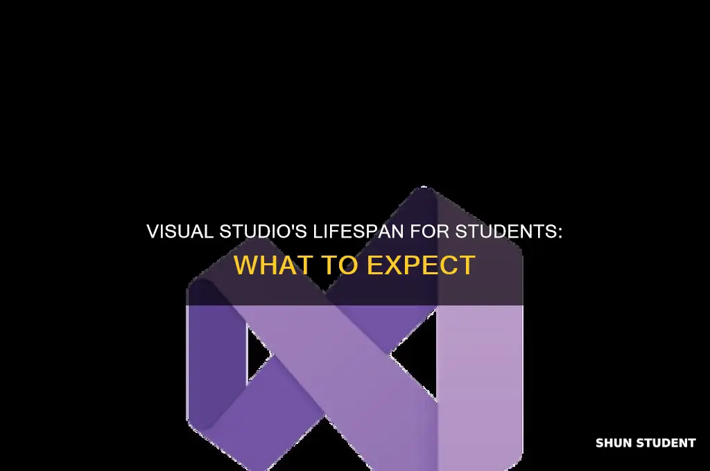 how long will visual studi last for students