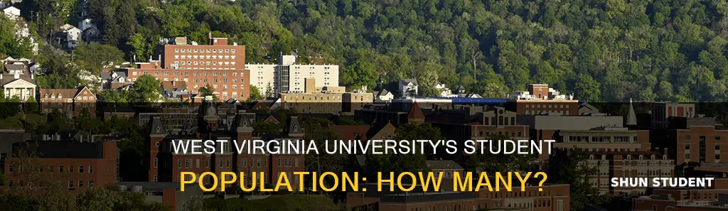 how man students at university of west virginia