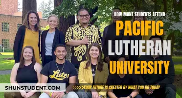 Attendee Numbers at Pacific Lutheran University