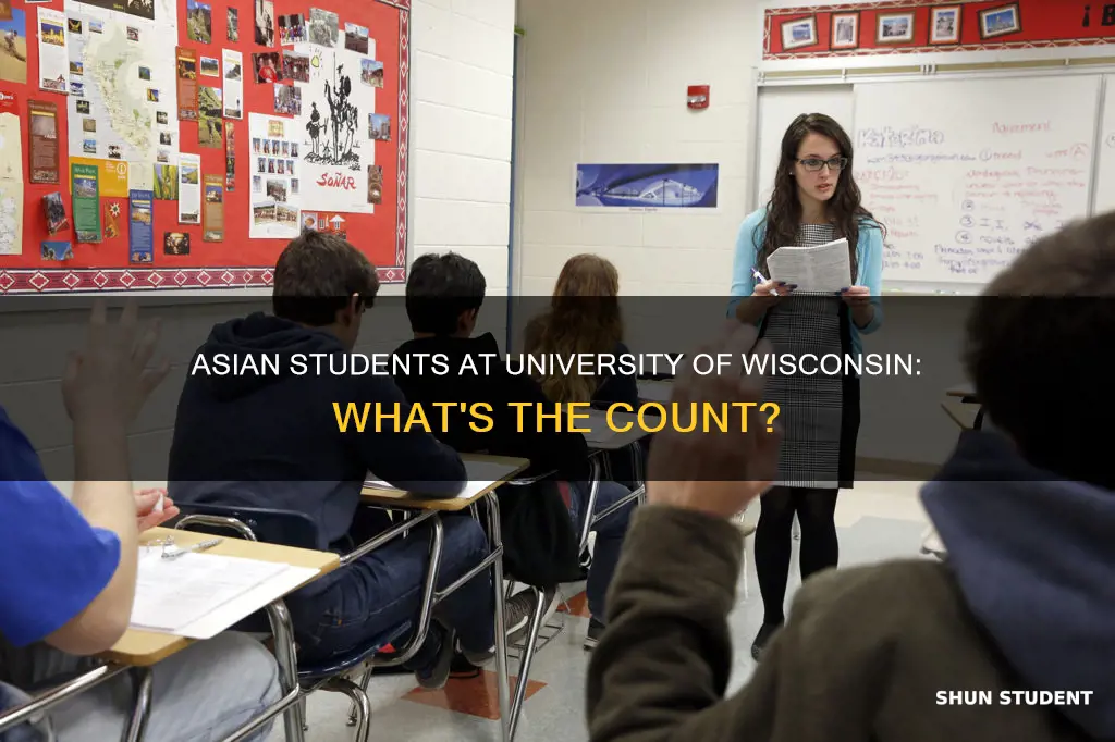 how many asian students at university of wisconsin