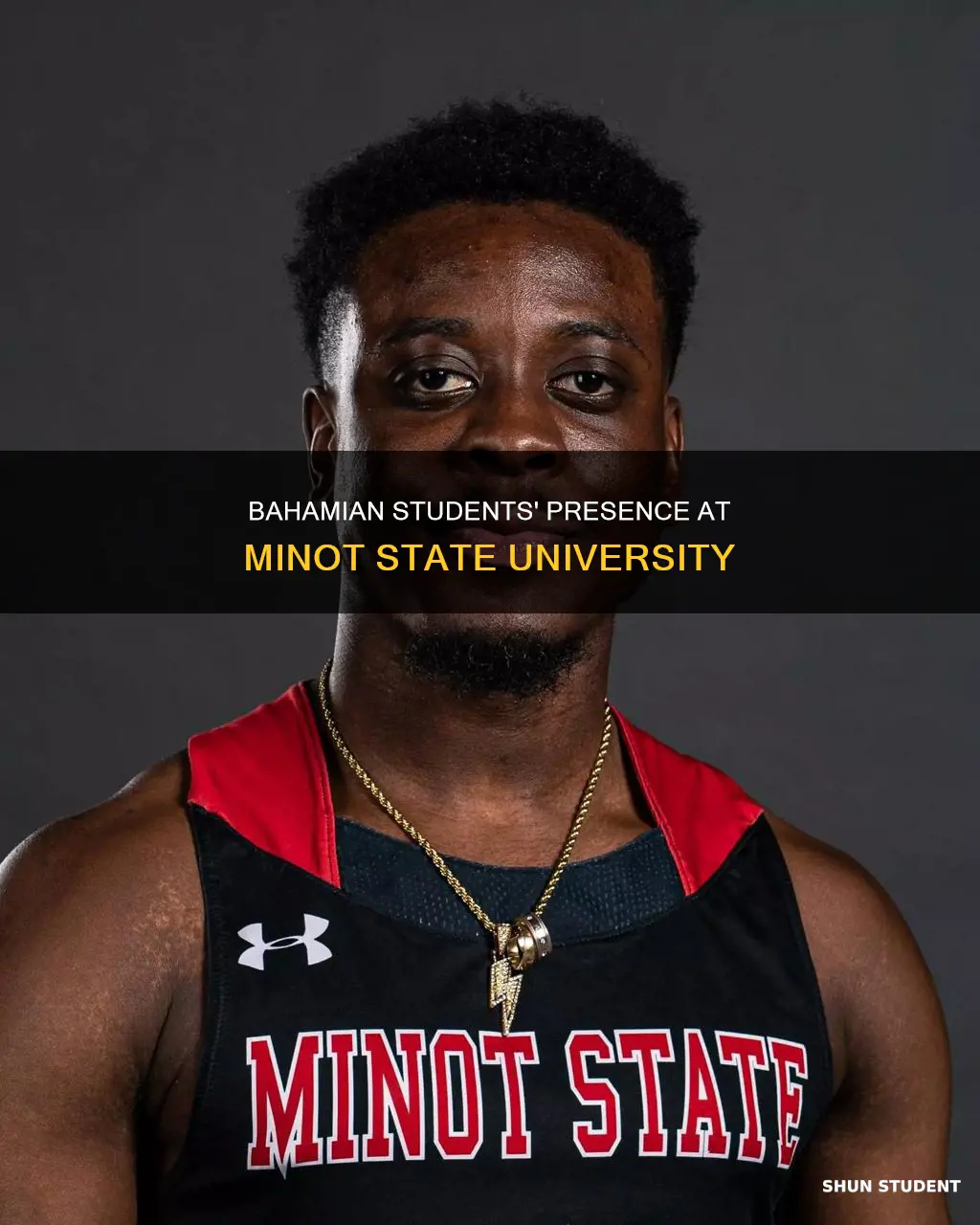 how many bahamian students at minot state university