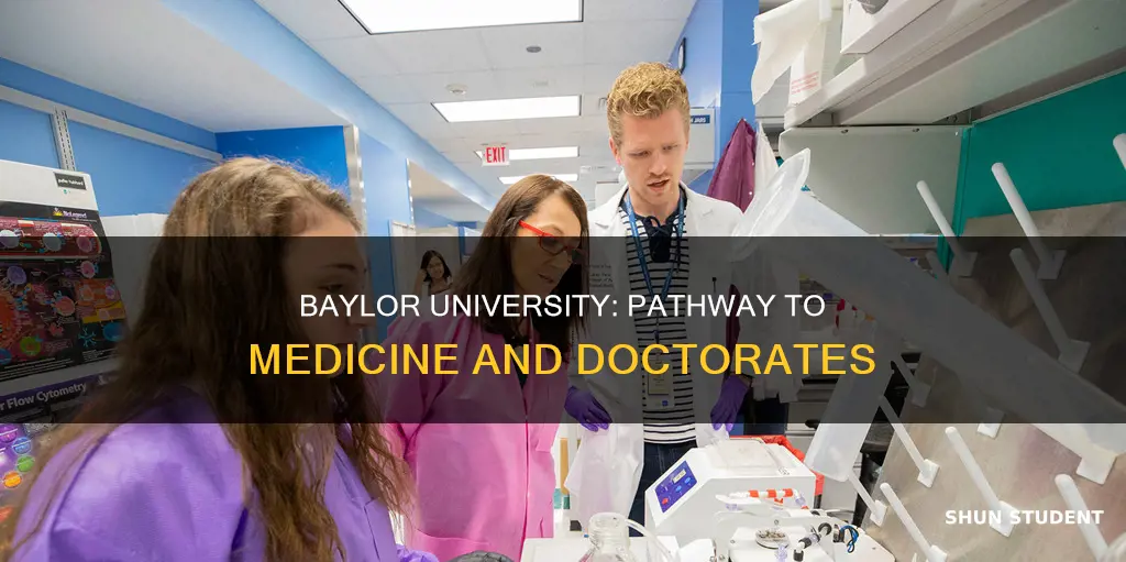 how many baylor university students actually become doctors