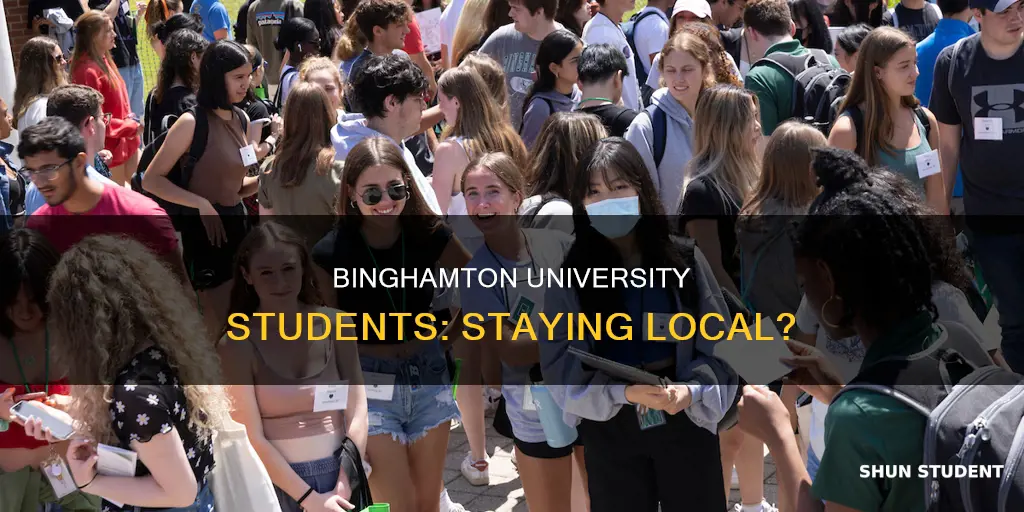 how many binghamton university students stay in binghamton