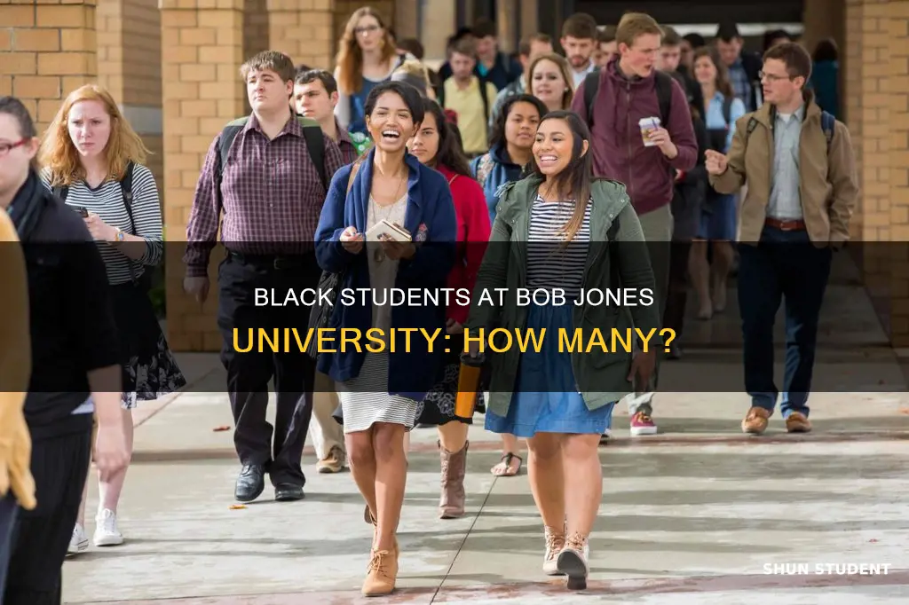 how many black students at bob jones university