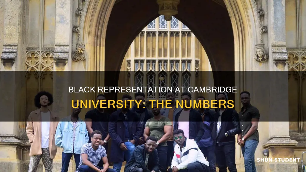 how many black students at cambridge university