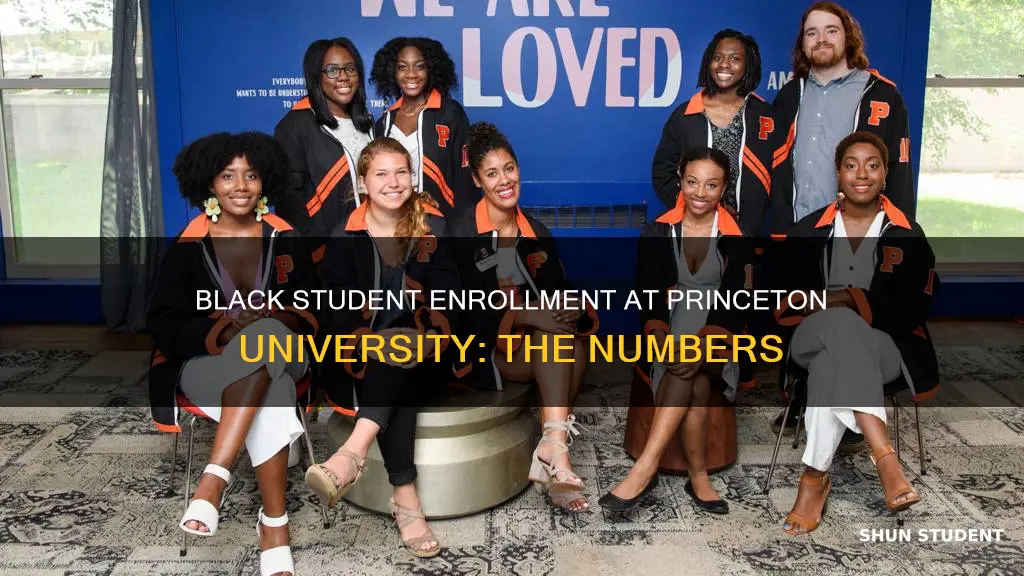 how many black students attend princeton university