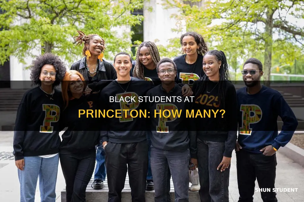 how many black students attend princeton university