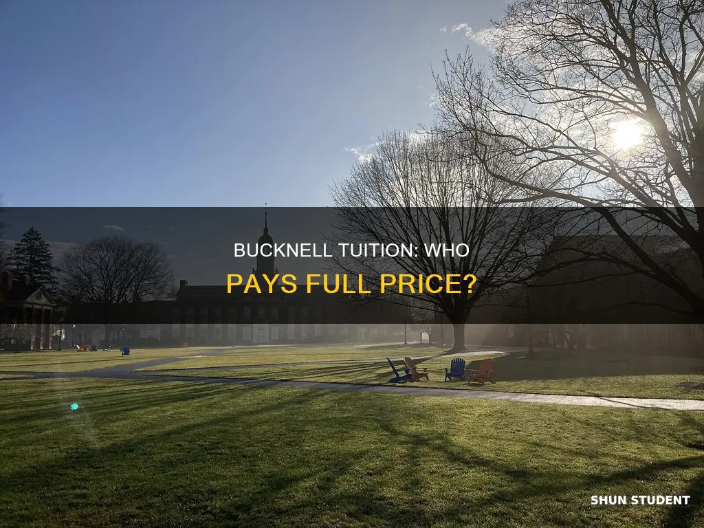how many bucknell students pay full tuition