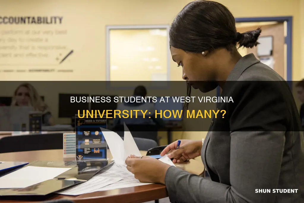 how many business students are at west virginia university