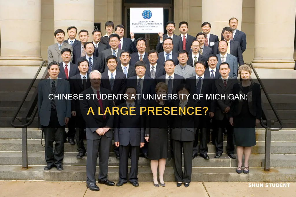 how many chinese students at university of michigan