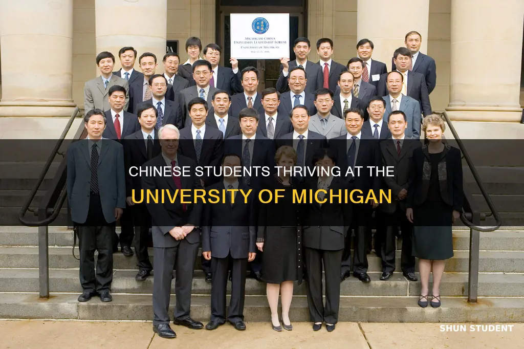 how many chinese students at university of michigan