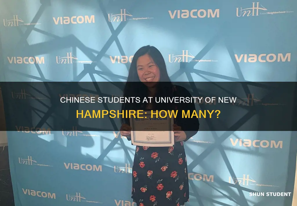 how many chinese students at university of new hampshire