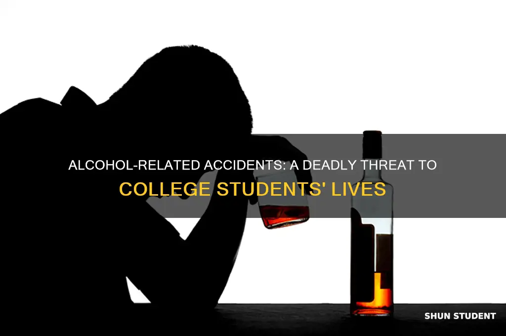 how many college students will die from alcohol related accidents