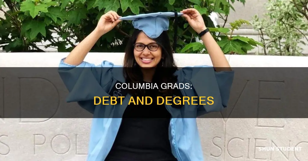 how many columbia university students graduated with debt