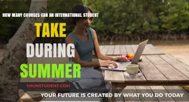 International Students: How Many Summer Courses?