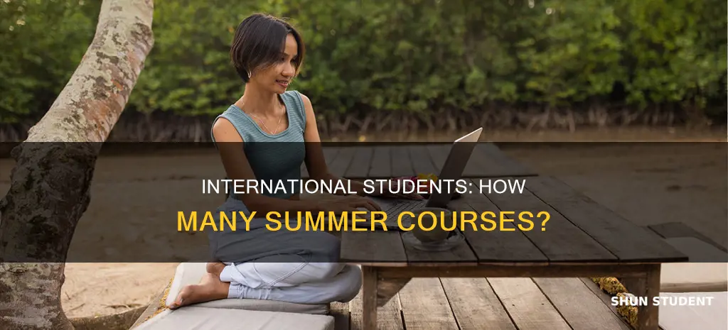 how many courses can an international student take during summer