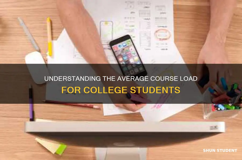 how many courses will a typical college student take