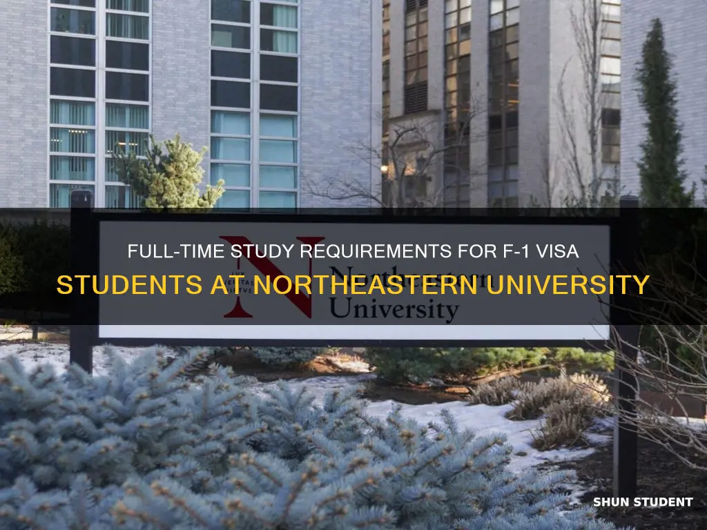 how many credits northeastern university f1 student requirement