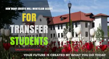 Montclair Transfer Credits: Maximum Acceptance Limits for Incoming Students