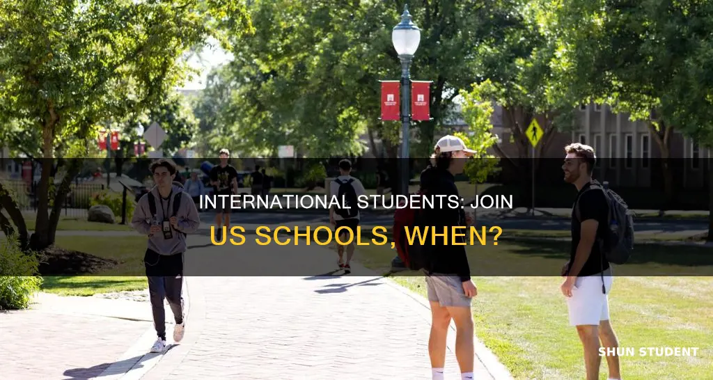 how many days international student should join inusa
