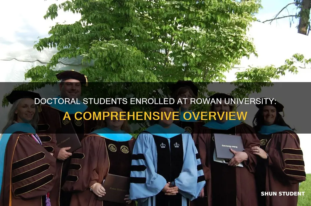 how many doctoral students at rowan university
