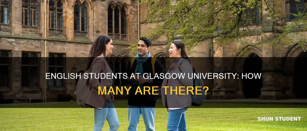 how many english students at glasgow university