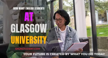 English Students at Glasgow University: How Many?