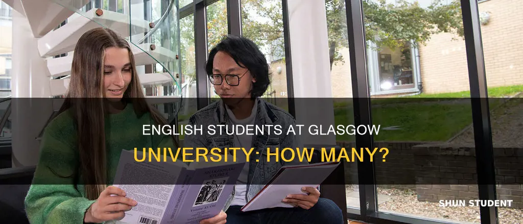 how many english students at glasgow university