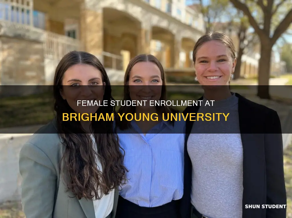 how many female students are there at brigham young university