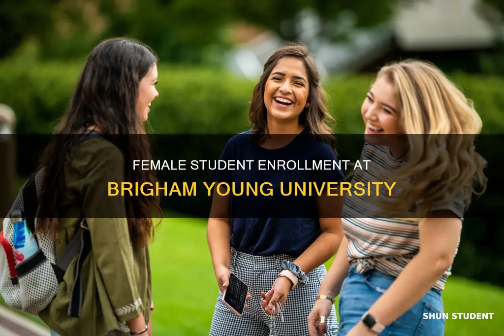 how many female students are there at brigham young university