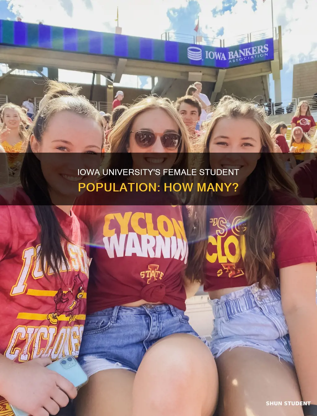 how many female students attend university of iowa