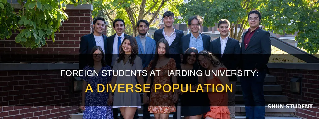 how many foreign students are harding university