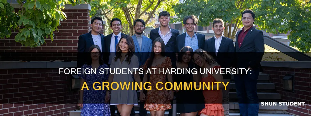 how many foreign students are harding university