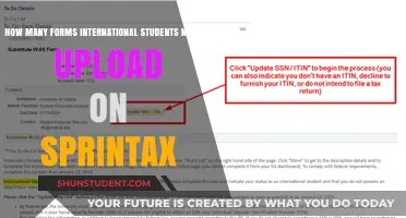 International Students: Sprintax Form Upload Requirements