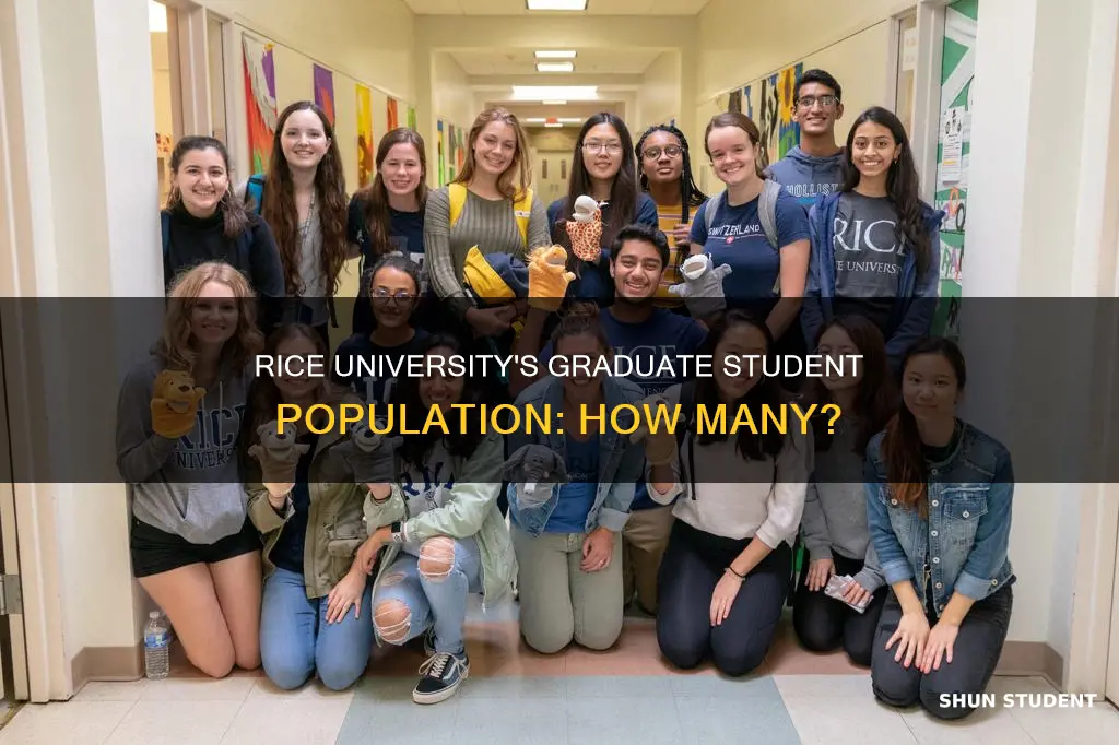 how many graduate students at rice university