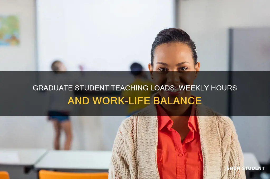 how many hours a week do graduate students teach