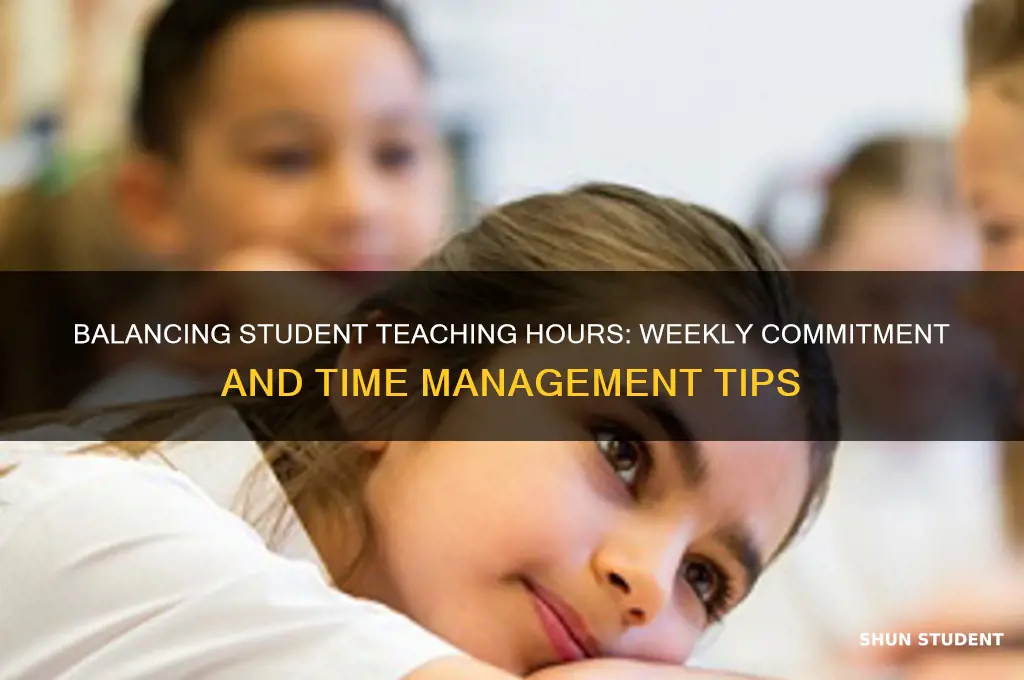 how many hours a week is student teaching