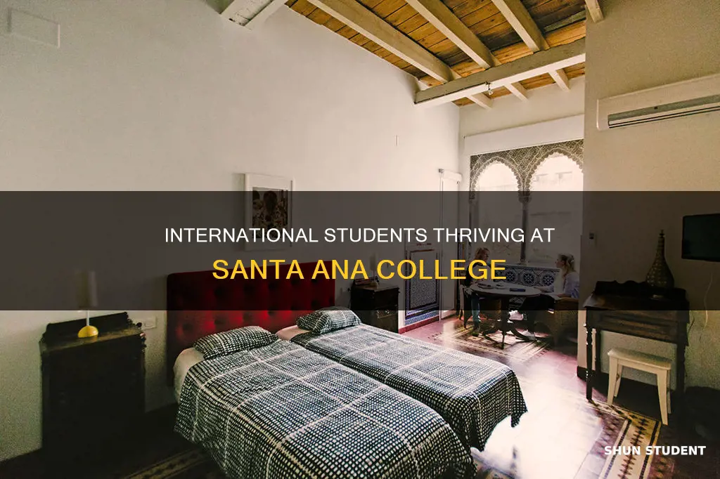 how many international student at santa ana college