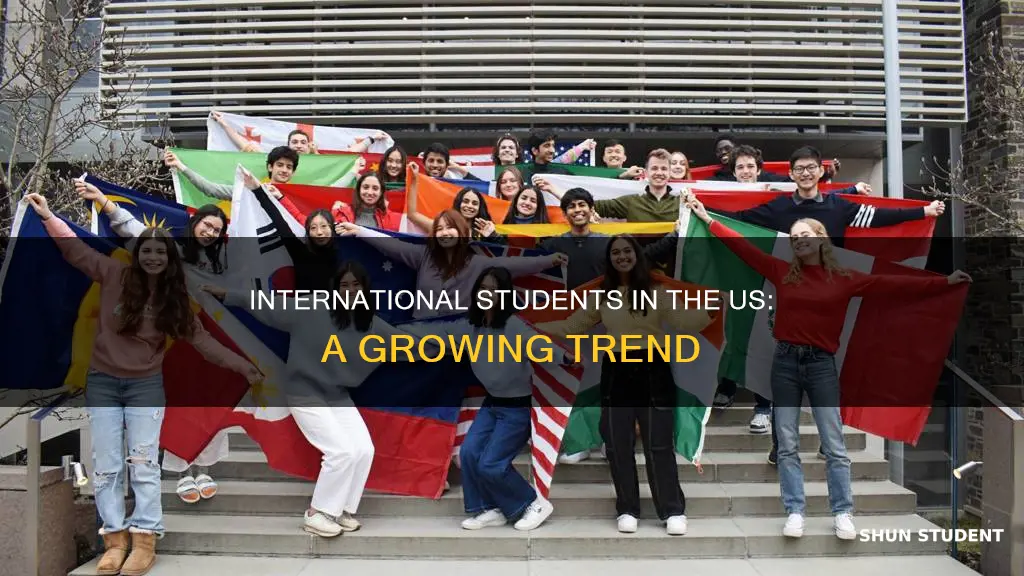how many international student comes to us