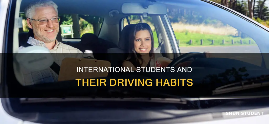 how many international student drive