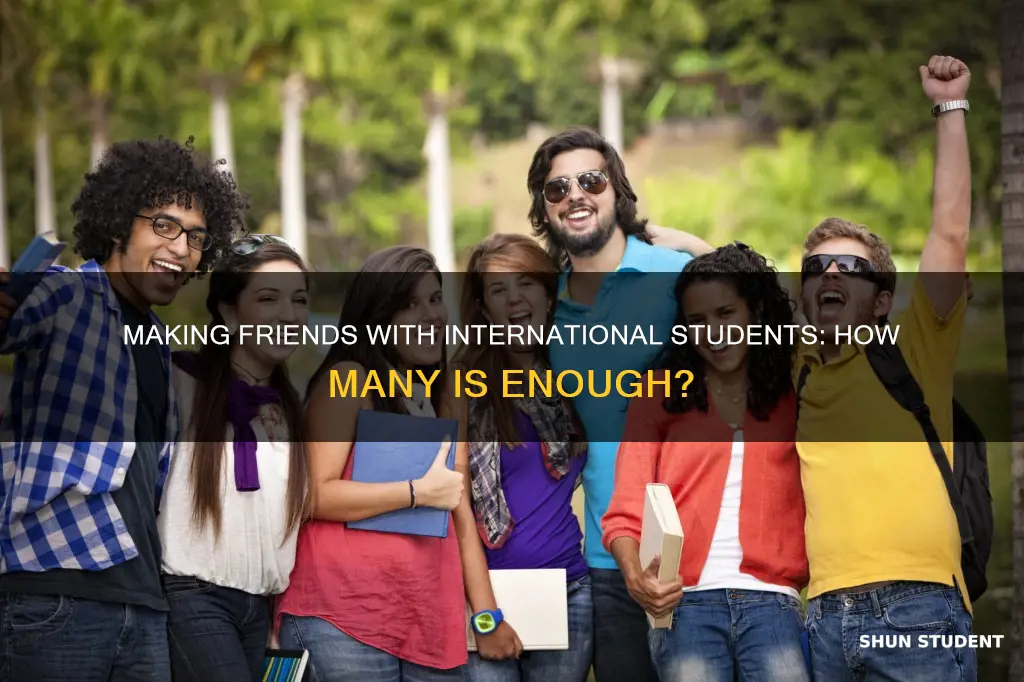 how many international student friends do you have