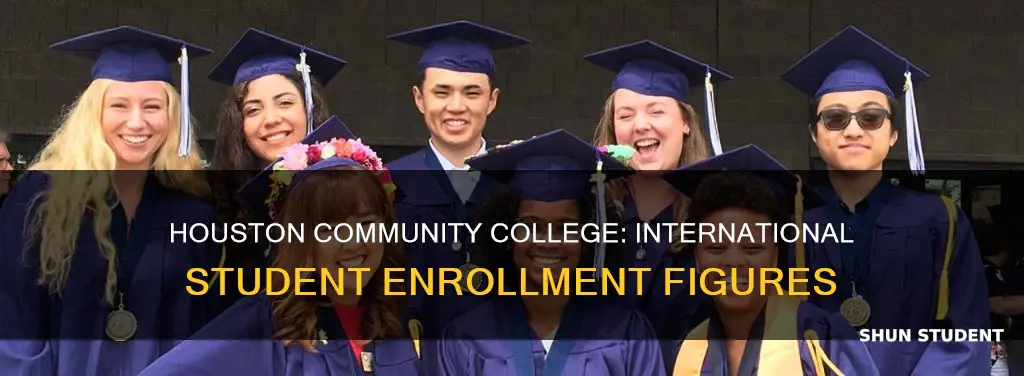 how many international students are enrolled at houston community college