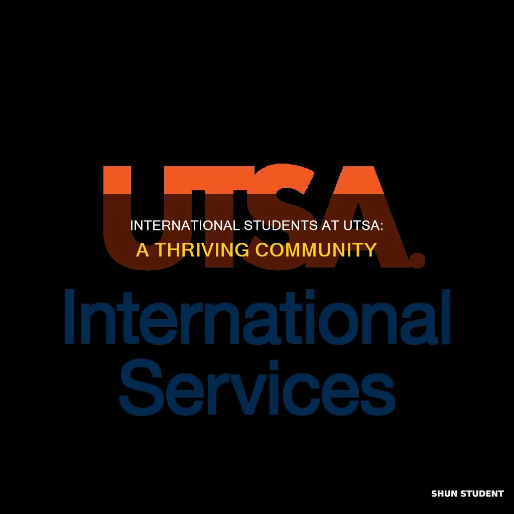 how many international students are in utsa