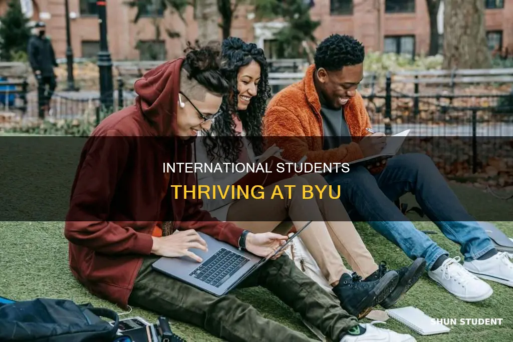 how many international students at byu