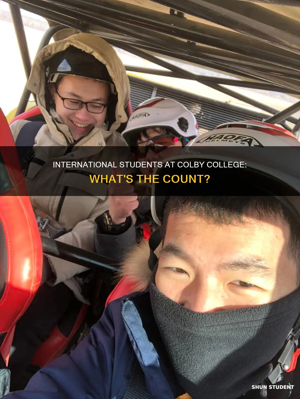 how many international students at colby college